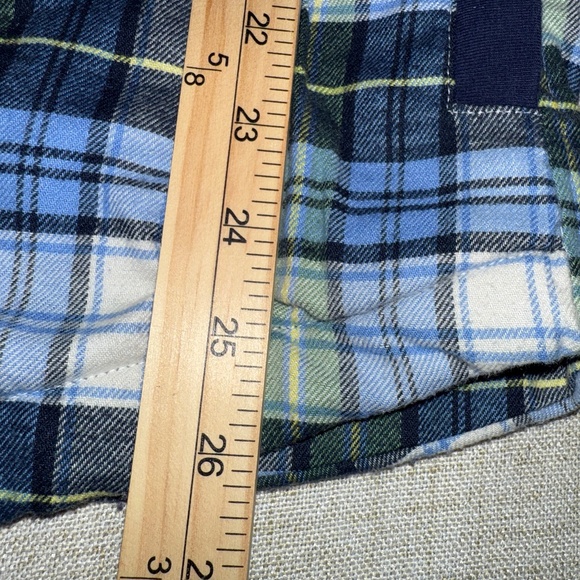 L.L. Bean | Women's Blue & Green plaid thermal hooded | Size M - Picture 6 of 8